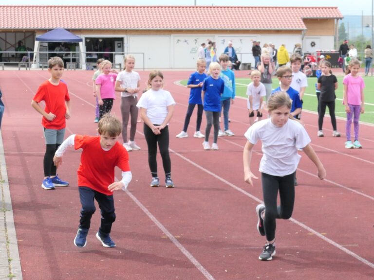 1. Wettkampf für die TG-Schüler Leichtathleten